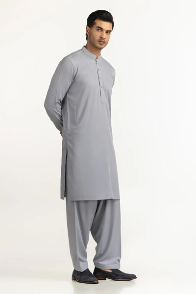 Regular Fit Embroidered Suits