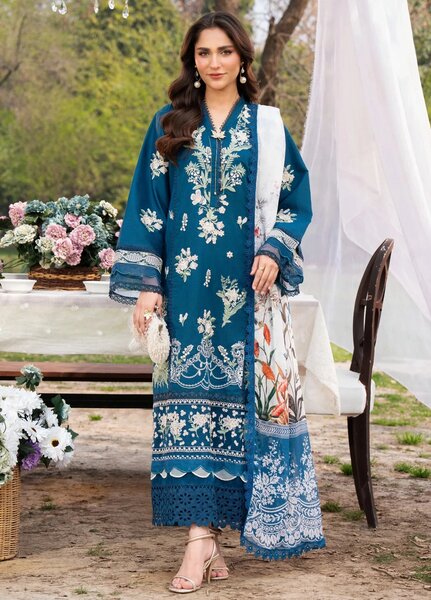 Chandan Nagri Women RTW Embroidered Lawn 3 Piece Suit Mudan Luxe - Festive Collection
