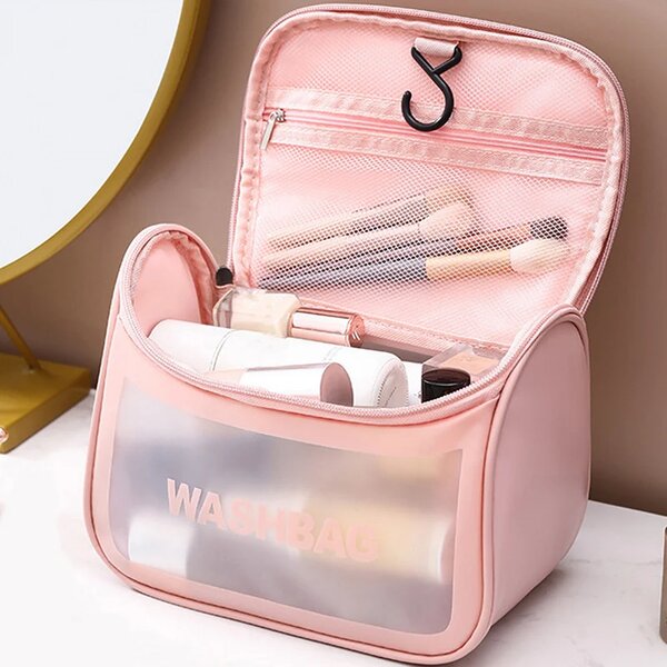 Luxe Basics - Zipper Cosmetic Travel bag - Assorted Color