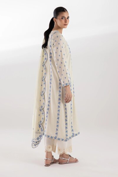 Stitched Embroidered Dupatta