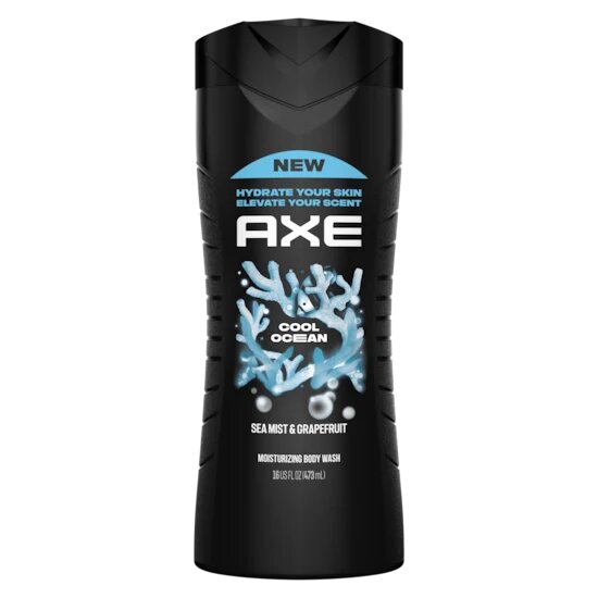 AXE - Cool Ocean Body Wash - 16 Fl Oz (473ml)