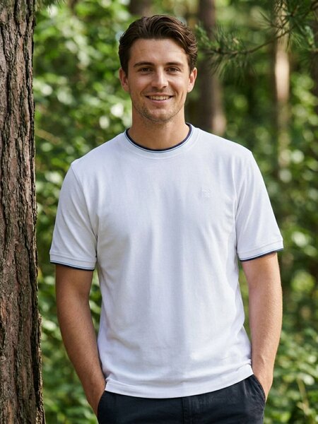 White Basic T-Shirt (TEE-505)