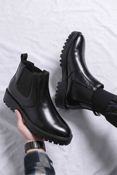 Lee Grain Men's Treaded Chelsea Boots