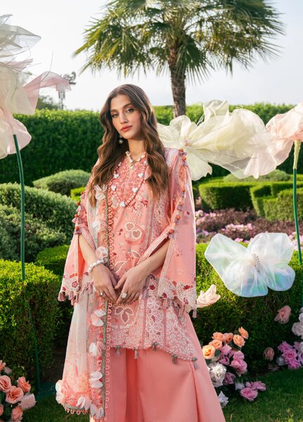 Feerie by Sundas Ahad Unstitched Embroidered Lawn 3 Piece Suit SNA26ULF Roswyn ELL-06 - Eid Collection
