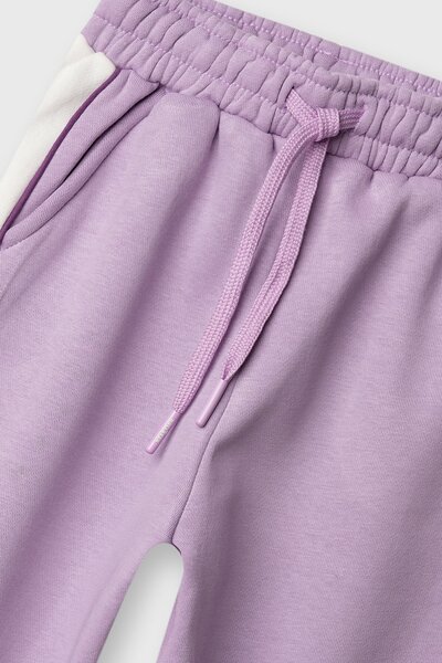 Girls Lilac Line Loose-Fit Trousers