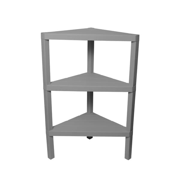 Max Corner Rack – 3-Tier Multipurpose Plastic Shelf for Home & Office Storage