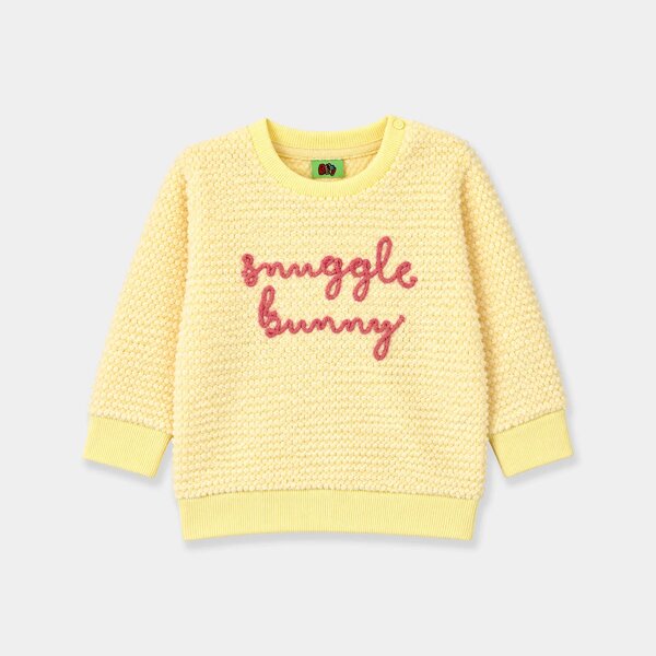 Infant Girls Quilted 2Pcs Suit Snuggle Bunny-Yellow