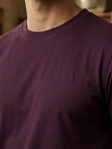Maroon Basic T-Shirt (TEE-511)