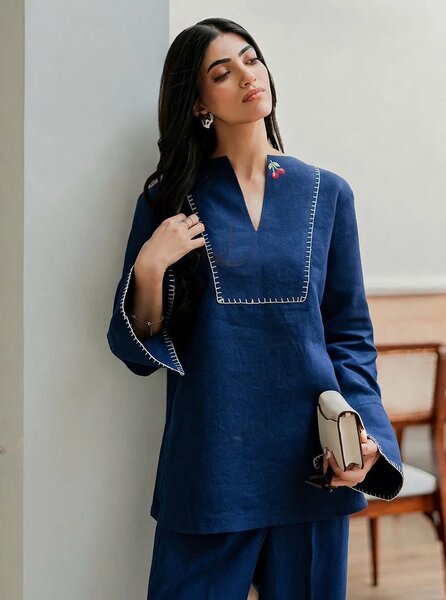 Cobalt - 2Pcs Linen Set