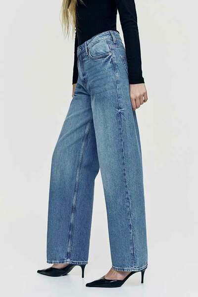 Cut Label Women's Barueri Wide Leg Denim
