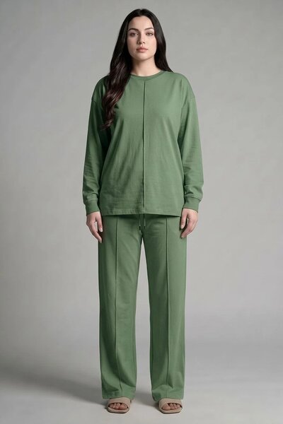 Max 21 Women's Pleated Jersey Co-ord Set