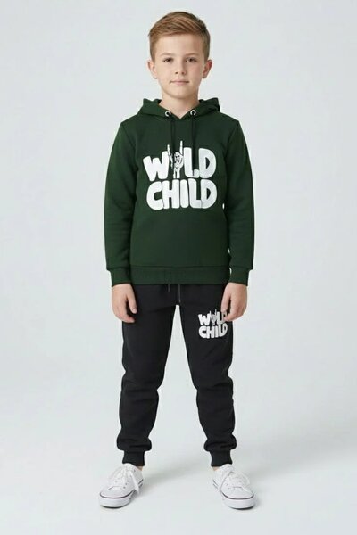 Boy's Wild Child Hooded Twin Set