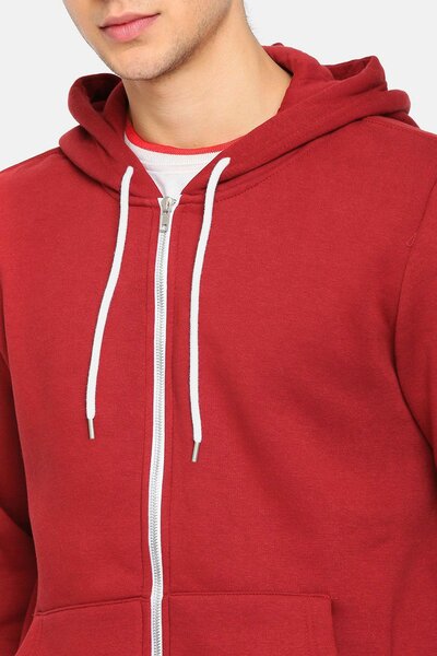Ckh Men's Zipper Fleece Hoodie