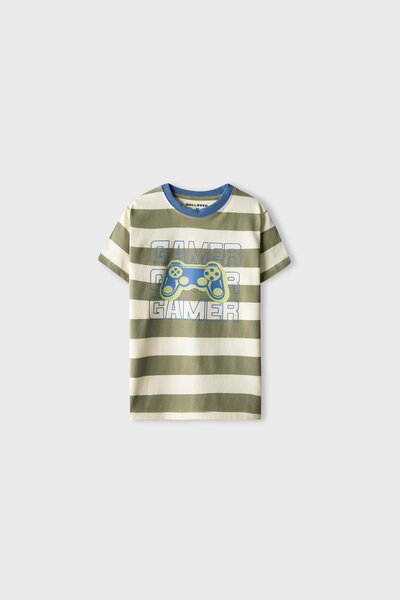 Gamer Stripe Jersey Tee
