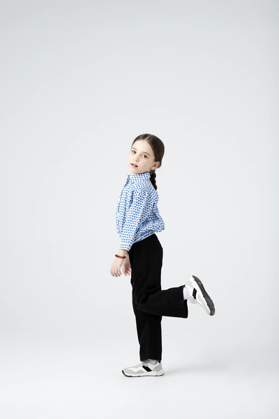 Blue Heartsy Top