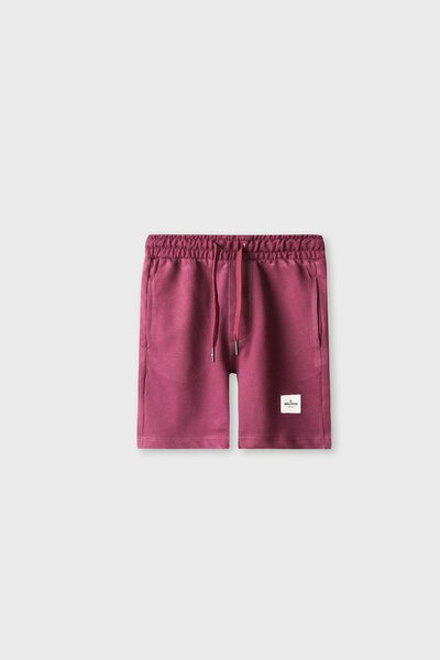 Boys Classic Burgundy Terry Shorts