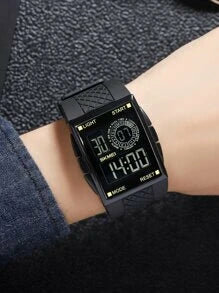 Shein -  Men Water Resistant Electronic Watch