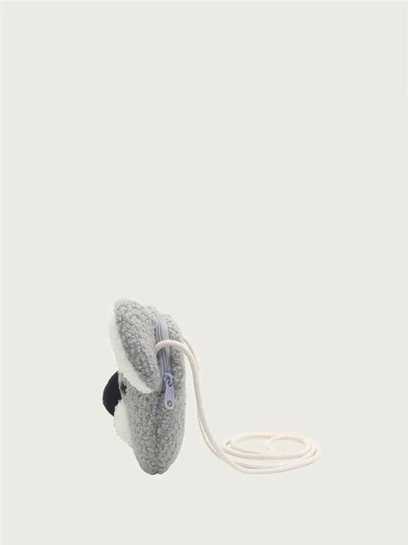 Shein - 1pc Plush Grey Koala Animal Cartoon Shoulder Bag