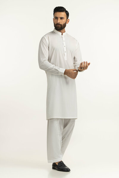 Regular Fit Embroidered Suits