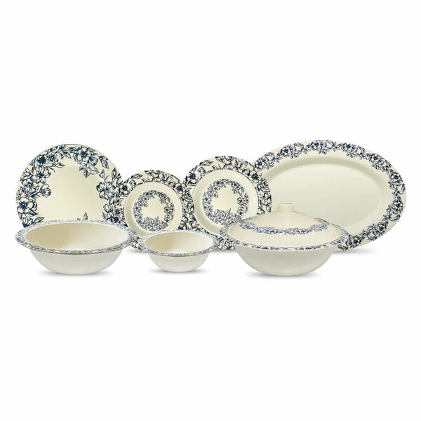 Azure Blossom Dinner Set