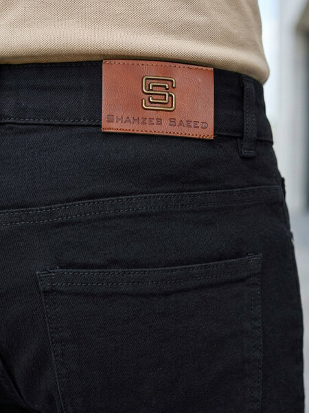 Black Straight Fit Jeans 64