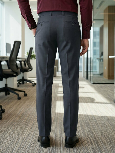 Graphite Grey Executive Formal Dress Pant (FDT-415)