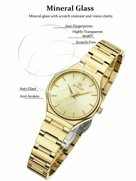 Shein - Reward Women Quartz Watch Luxury Fashion Lady Wrist Watches
