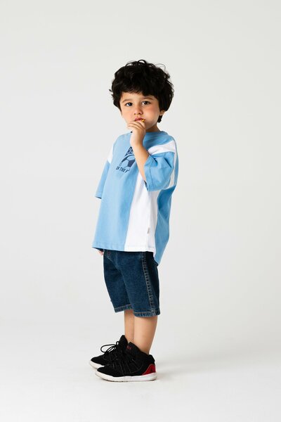 Boys Football Field Drop Tee