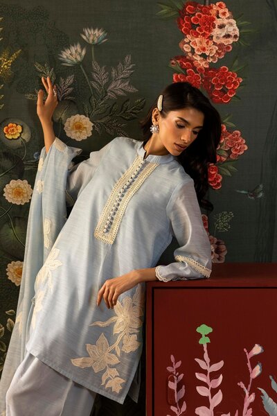 Stitched Embroidered Monark Suit