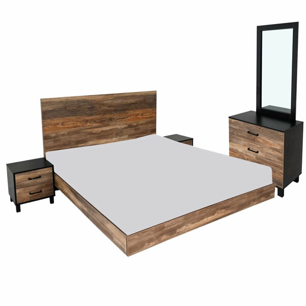 Flamingo - Bed & Dresser