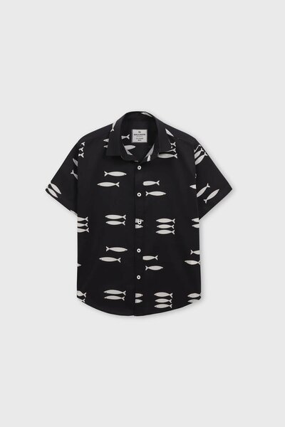 Boys Ocean Adventure Cotton Shirt