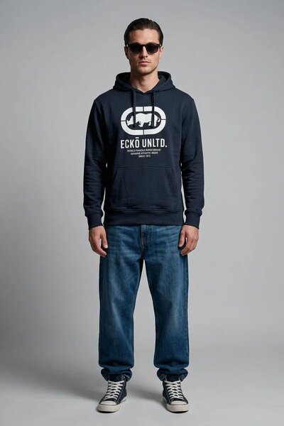 EU Men's Logo Pullover Hoodie