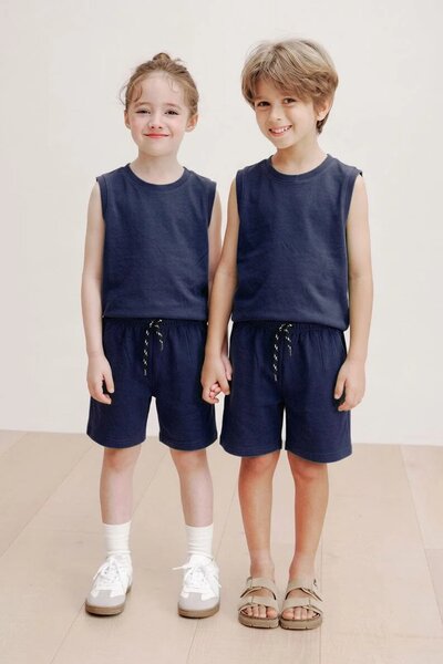 Tiny Teens Kid's Sleeveless Twin Set