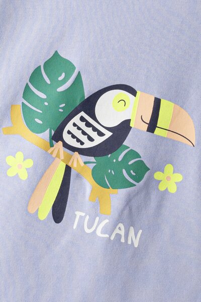 Girls Toucan Graphic Relaxed Tee