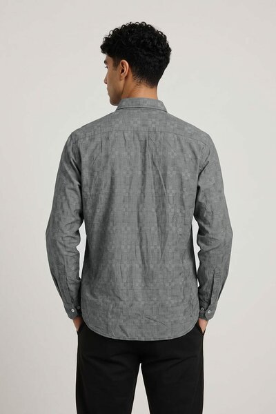 Polo Republica Men's Block Check Casual Shirt
