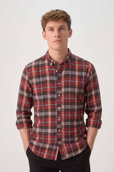 Polo Republica Men's Heritage Tartan Casual Shirt