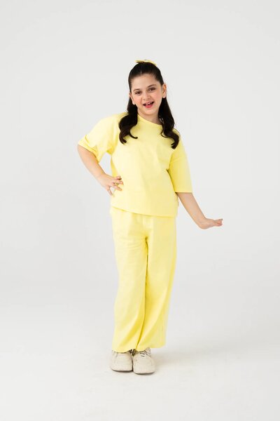 Solid Lemon Summer Co-ord Set