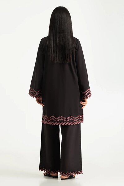 Cambric Embroidered Co-Ord Set