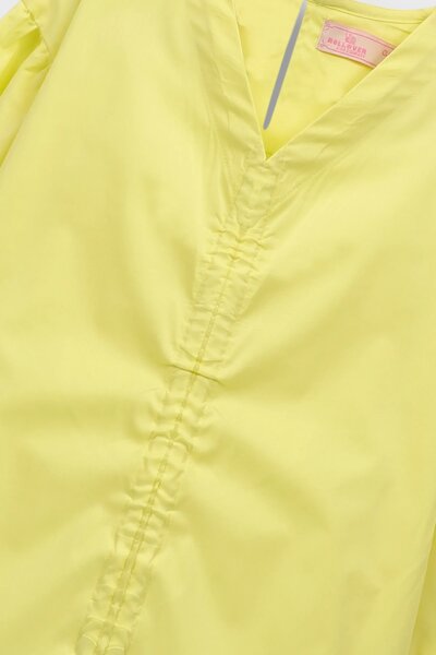 Lemon Glow Cotton Puffy Top