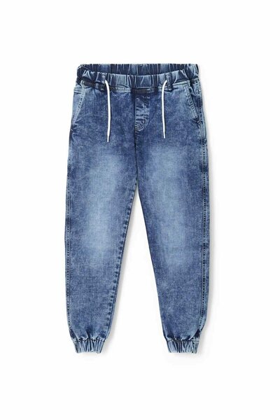 JL Men's Denim Jogger Pants