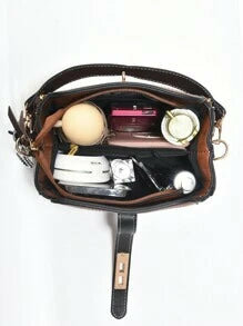 Shein - PLANEE Simple Retro Top Single Hand Small Square Bag