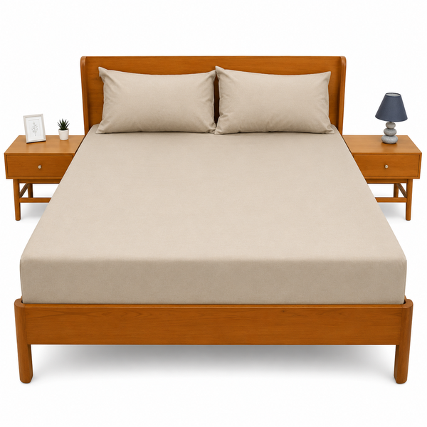 Percale Sage Green Single Quilt Cover 60 x 90 Inches | Plain Single Bedding
