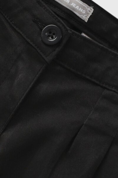 Girls Black Basic Pants