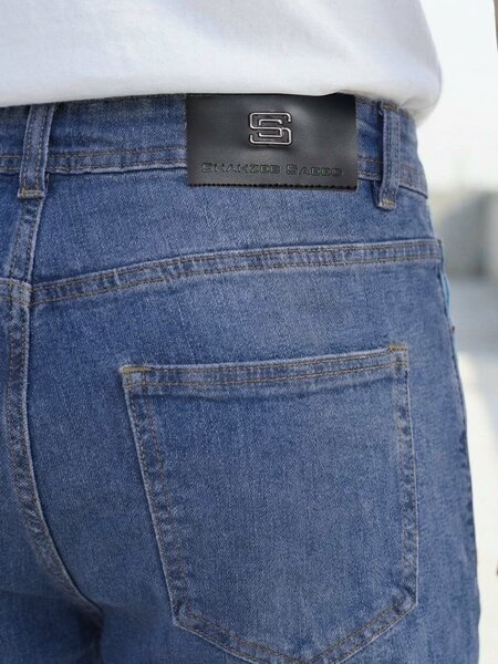 Blue Straight Fit Jeans 61