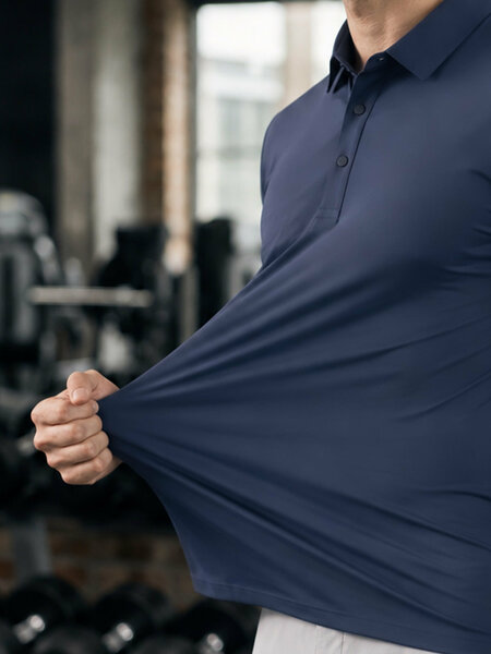 Dark Blue Performance Polo (POLO-1336)