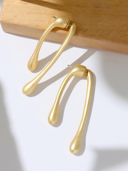 Shein - 2pcs Structured Stud Earrings