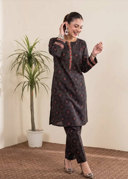 Salitex Women RTW Printed Lawn 2 Piece Suit S26L2PAFCO767 Casual Collection