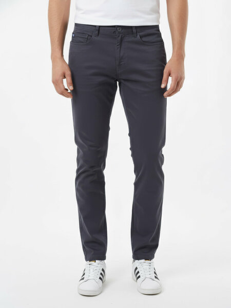 Dark Grey Imported Five pocket Pant-65