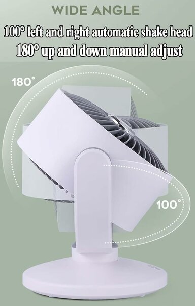Home.co - Mini Rechargeable Rotating Fan
