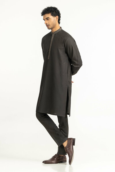 Regular Fit Embroidered Suits